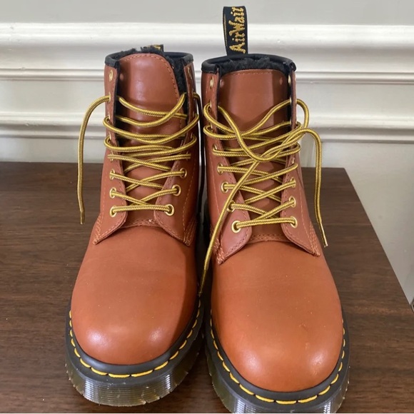 Dr. Martens 1460s Winter Grip Leather Lace-Up Boots - Picture 6 of 10